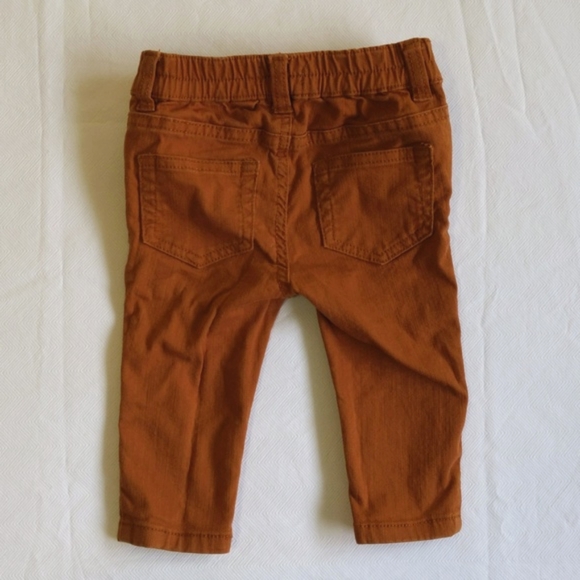 joe fresh cognac brown denim baby jeans 6-12 months unisex gender neutral - Picture 7 of 7